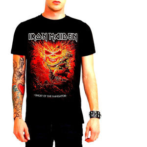 Iron Maiden Ghost of The Navigator metal rock Official T-shirt XL NWT